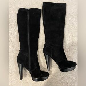 Calvin Klein Black Suede Boots